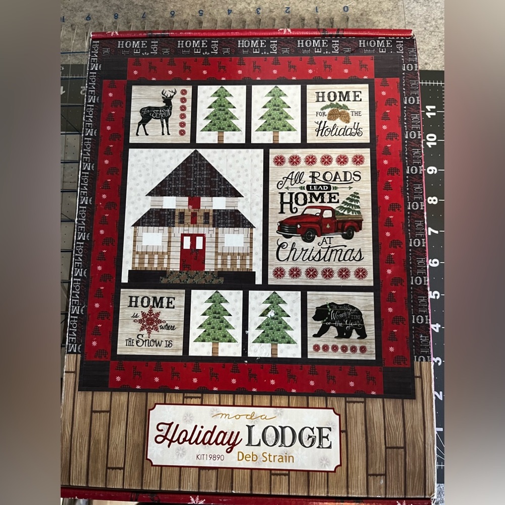 Christmas Quilt Kit Holiday Lodge Moda